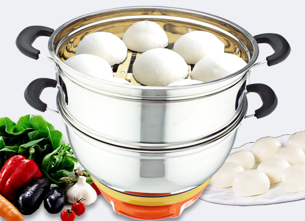 電熱鍋蒸饅頭 電熱鍋蒸饅頭