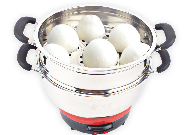 小電熱鍋蒸饅頭 小電熱鍋蒸饅頭